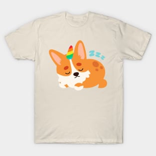 Cute Corgi Sleeping T-Shirt